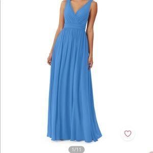 Azazie Kora Dress in Bluejay